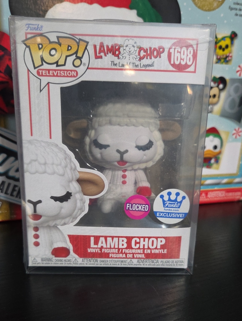 Funko Pop! Lamb Chop White & Red Flocked Vinyl Figure #1698